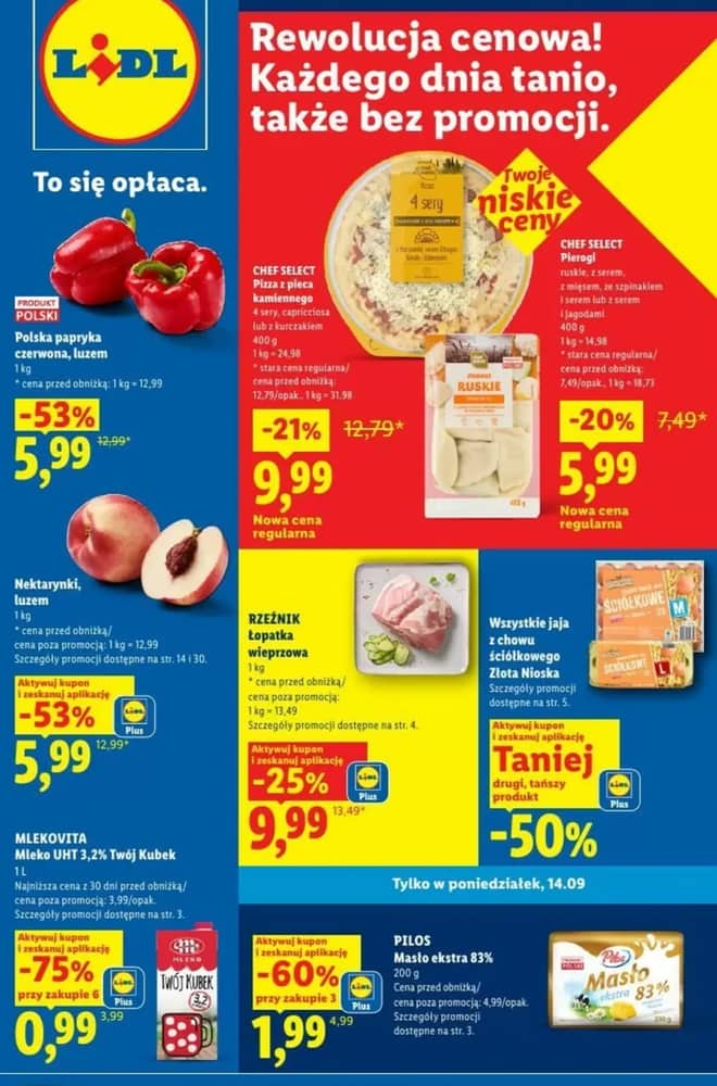 Okładka gazetki Lidl, ważna 14–16 wrzesień 2026