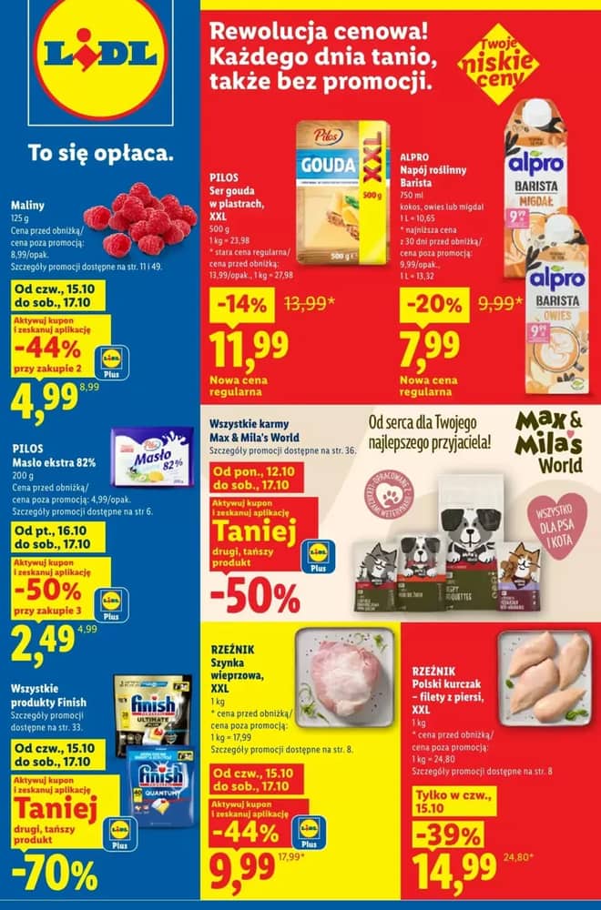Okładka gazetki Lidl, ważna 15–17 październik 2026