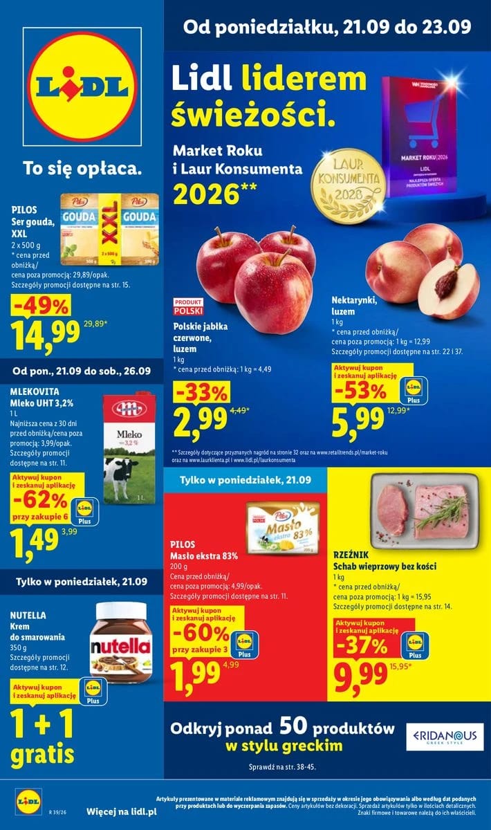 Gazetka Lidl, strona 1 z 99