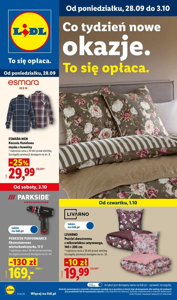 Gazetka Lidl, strona 1 z 58