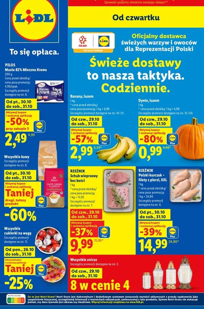 Okładka gazetki Lidl, ważna 29–31 październik 2026