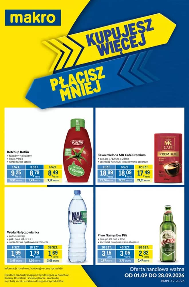 Okładka gazetki Makro, ważna 1–28 wrzesień 2026