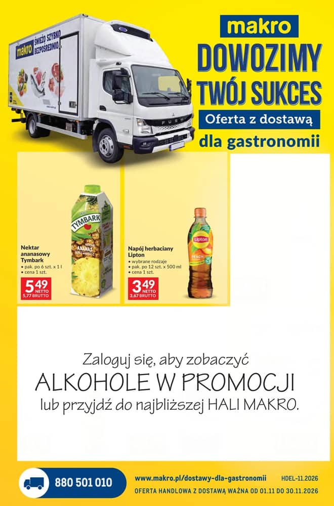 Okładka gazetki Makro, ważna 1–30 listopad 2026