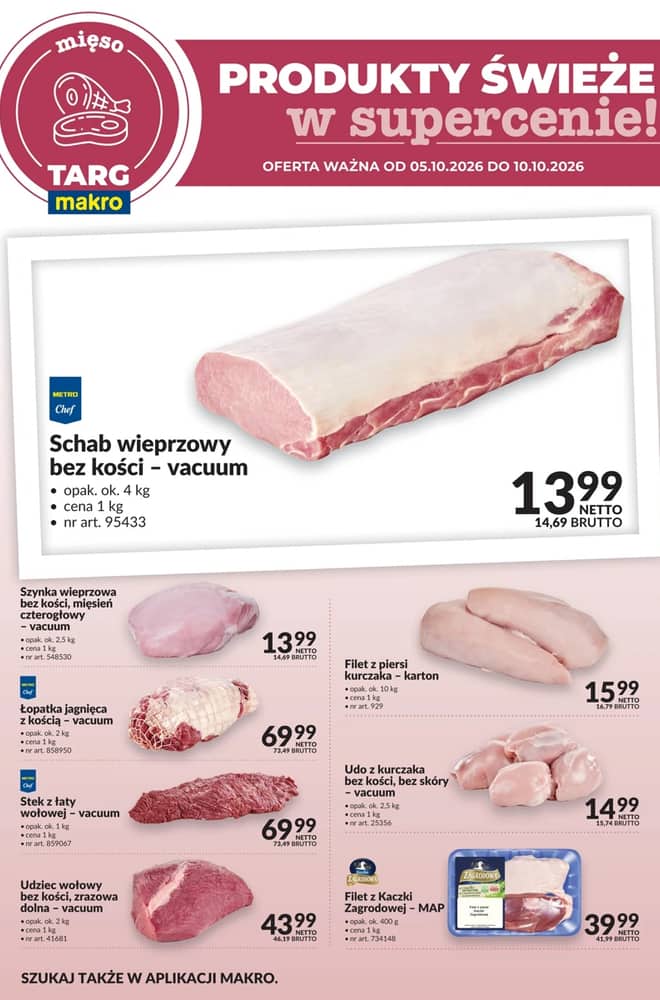 Okładka gazetki Makro, ważna 5–10 październik 2026