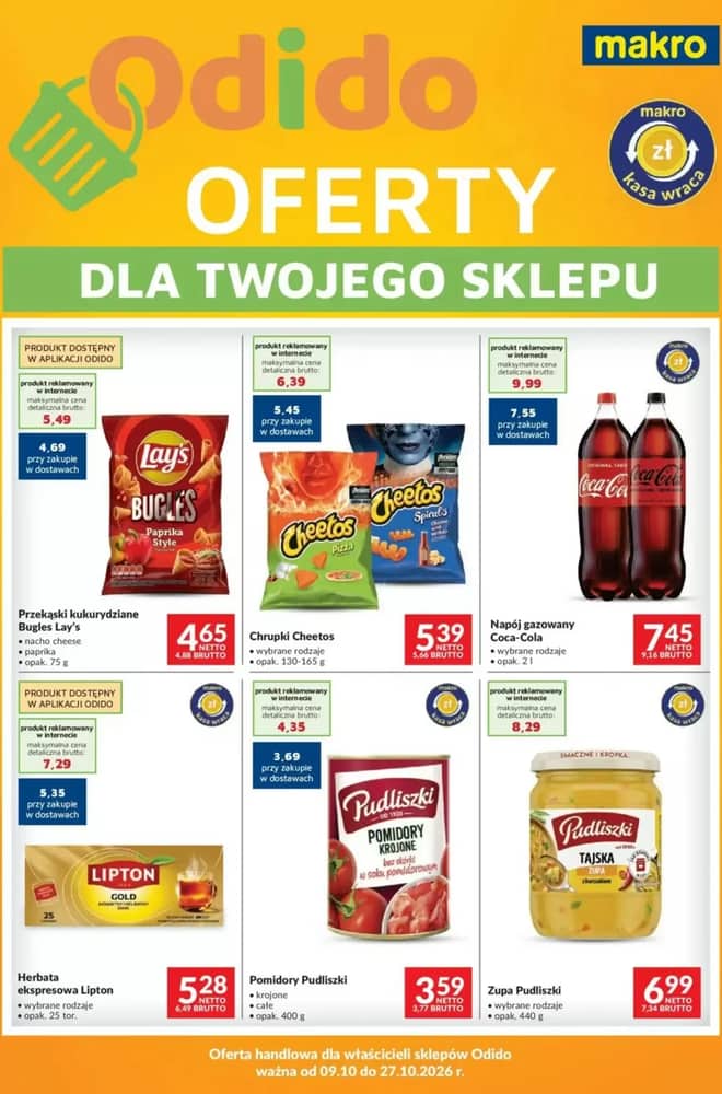 Okładka gazetki Makro, ważna 9–27 październik 2026