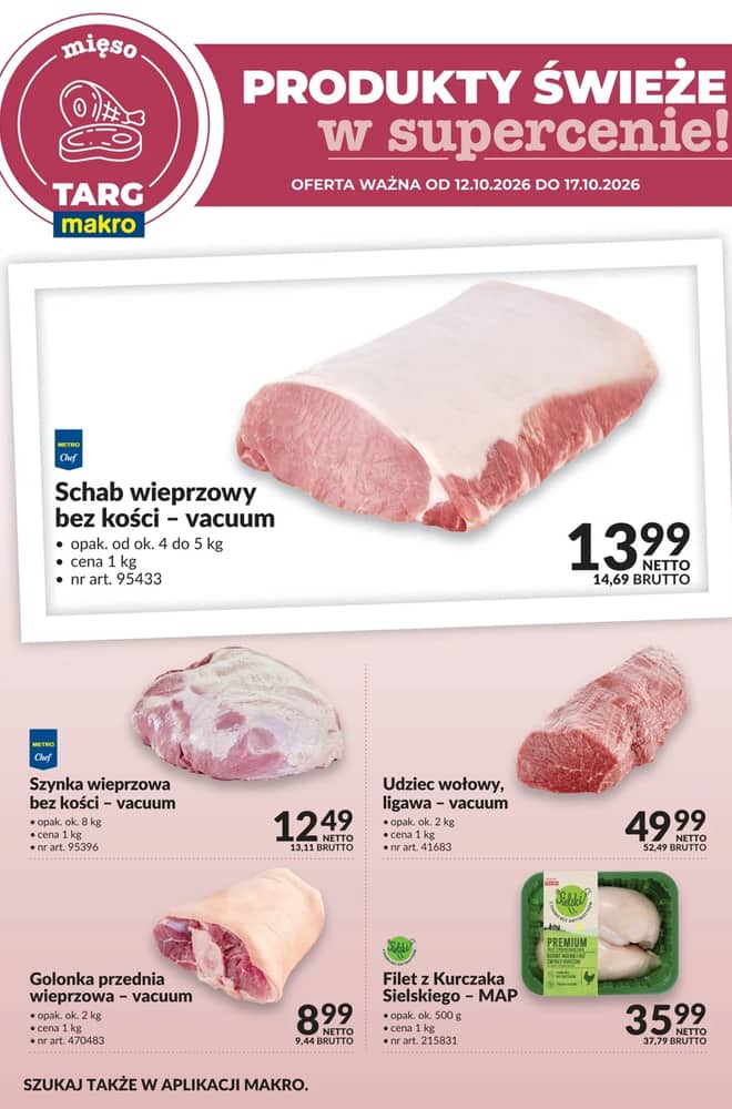 Okładka gazetki Makro, ważna 12–17 październik 2026