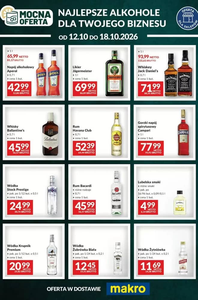 Okładka gazetki Makro, ważna 12–18 październik 2026