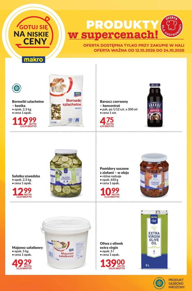 Okładka gazetki Makro, ważna 12–24 październik 2026