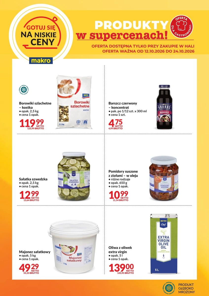 Gazetka Makro, strona 1 z 2