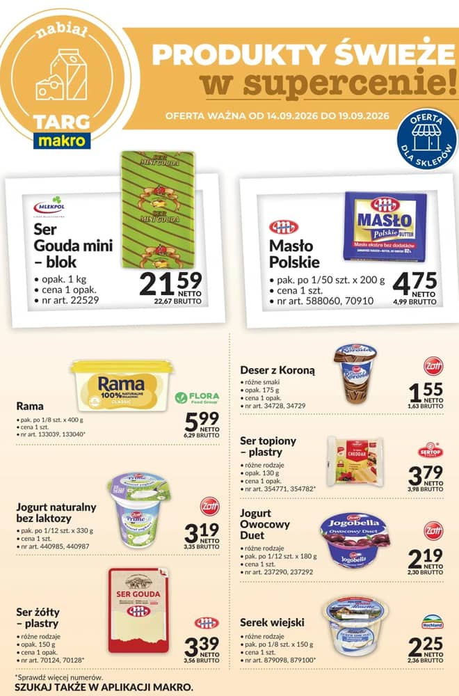 Okładka gazetki Makro, ważna 13–19 wrzesień 2026