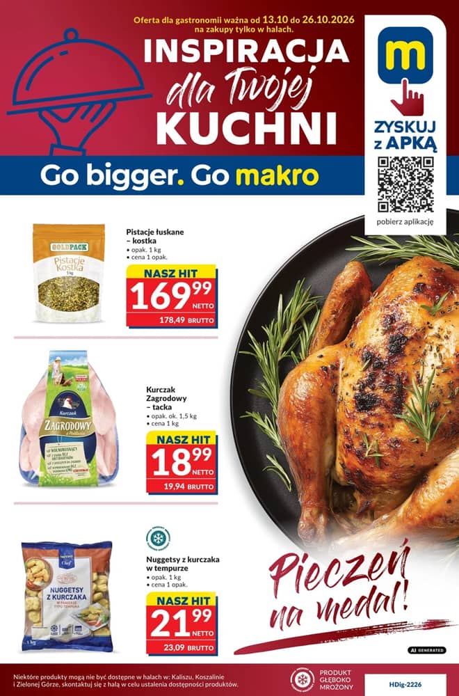 Okładka gazetki Makro, ważna 13–26 październik 2026