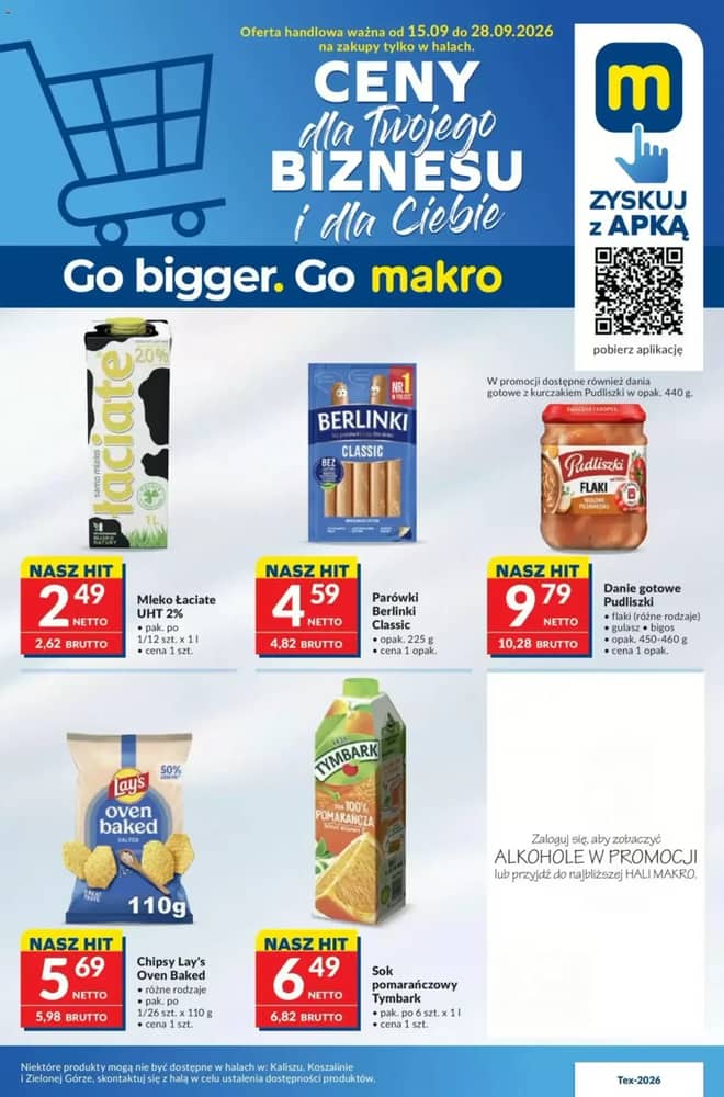 Okładka gazetki Makro, ważna 15–28 wrzesień 2026