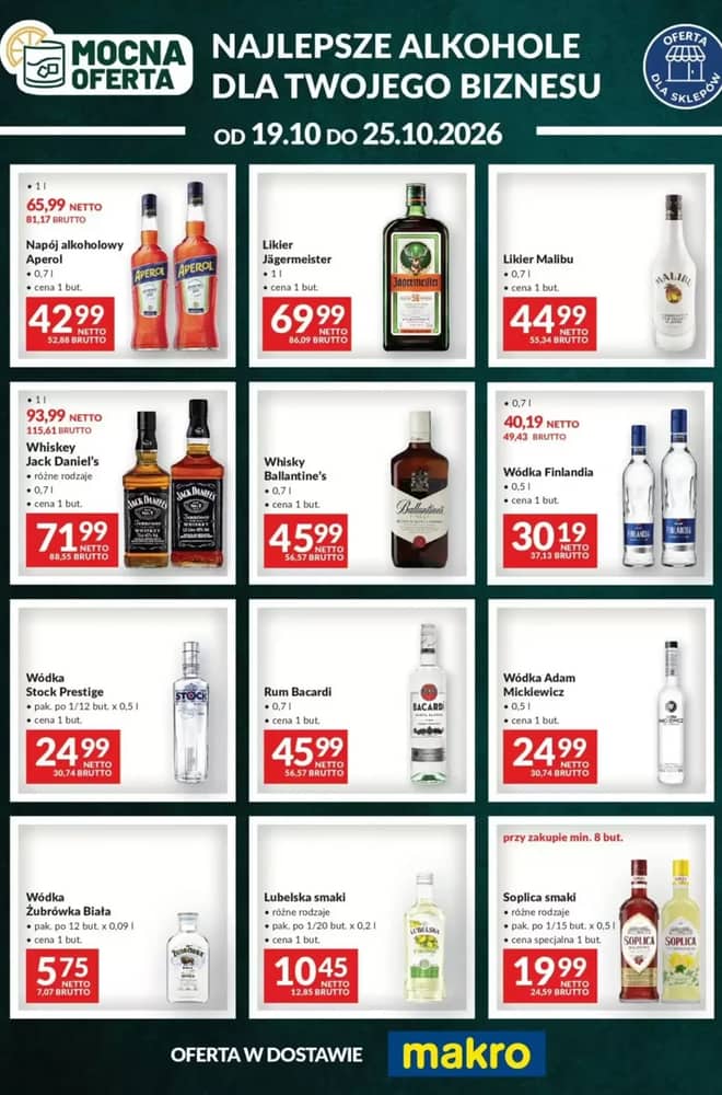 Okładka gazetki Makro, ważna 19–25 październik 2026