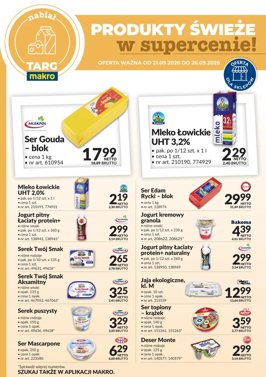 Gazetka Makro, strona 1 z 8