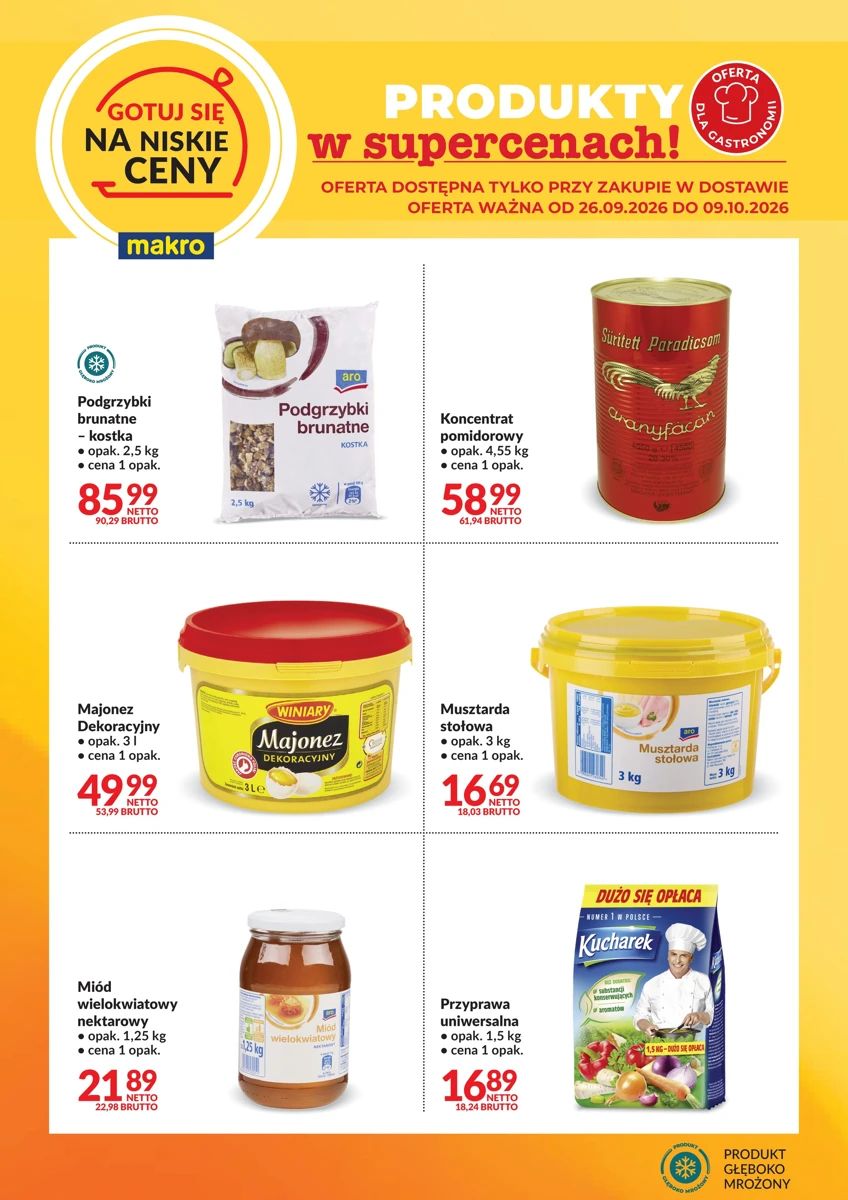 Gazetka Makro, strona 1 z 2