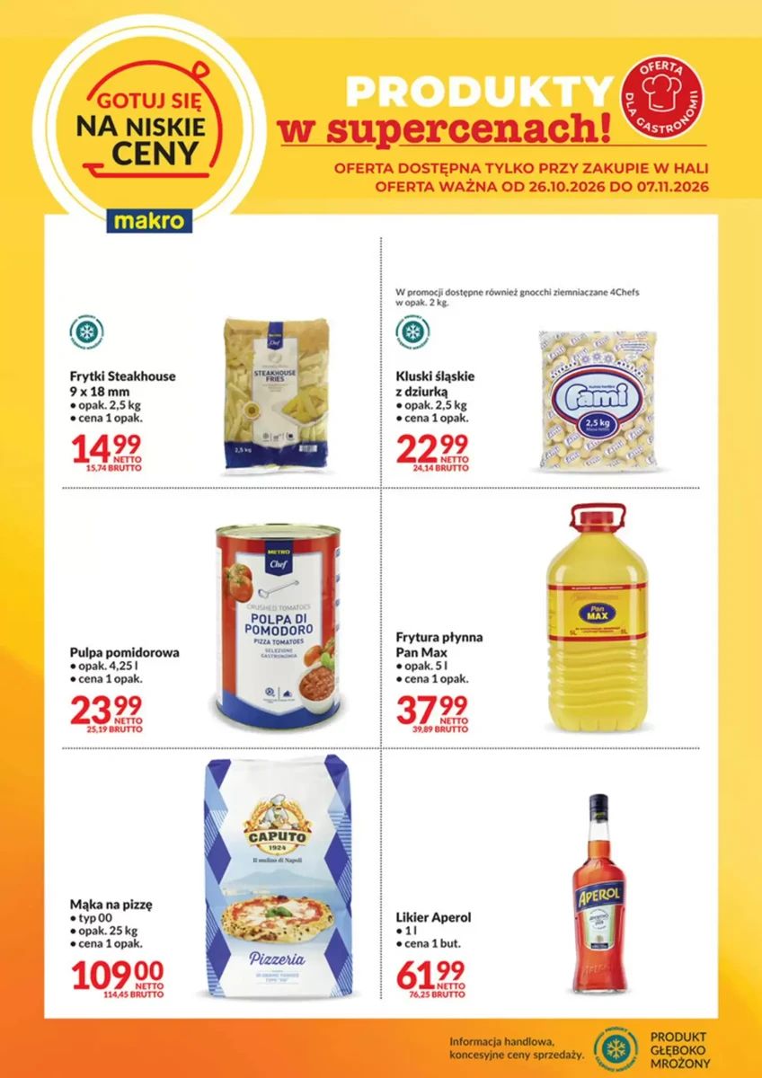 Gazetka Makro, strona 1 z 2