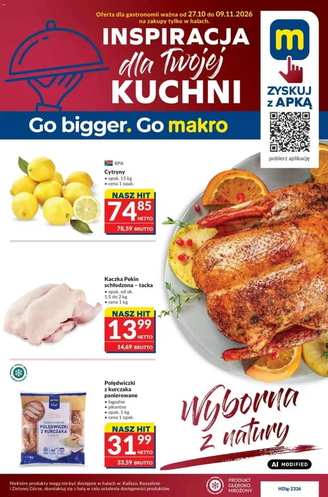 Okładka gazetki Makro, ważna 27 października 2026 – 9 listopada 2026