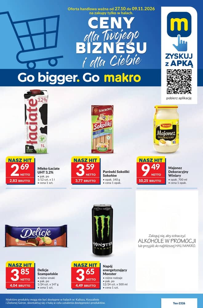 Okładka gazetki Makro, ważna 27 października 2026 – 9 listopada 2026