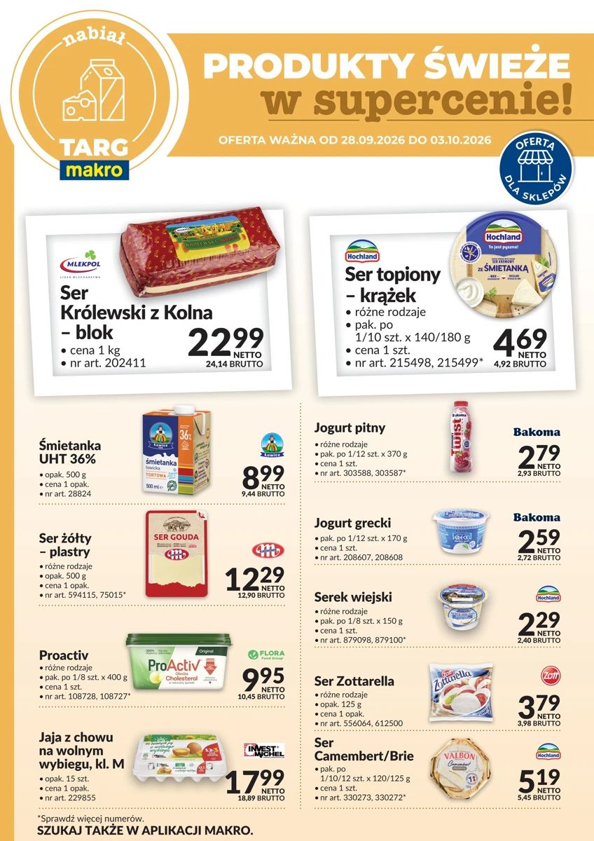 Gazetka Makro, strona 1 z 8
