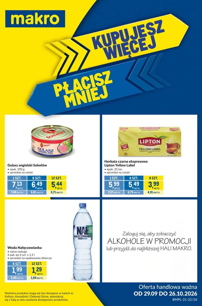 Okładka gazetki Makro, ważna 29 września 2026 – 26 października 2026