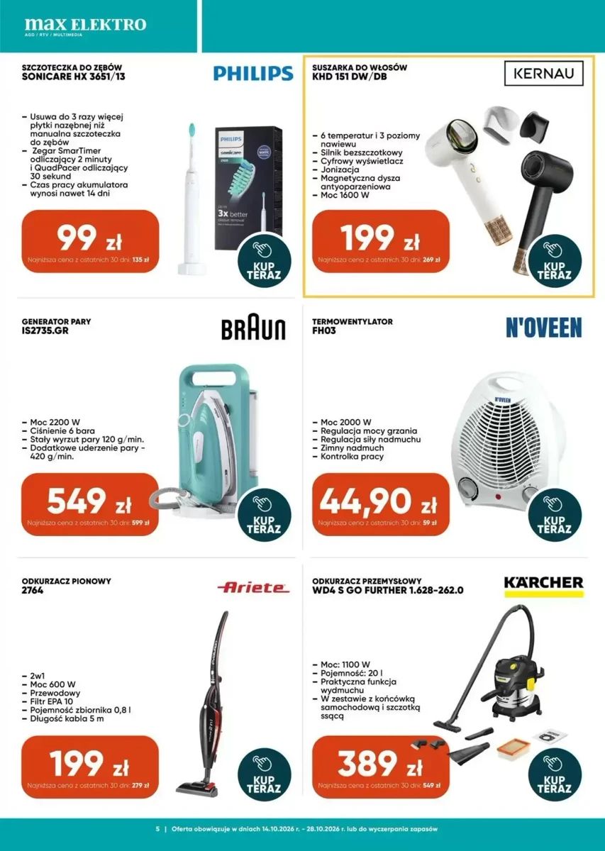 Gazetka Max Elektro, strona 5 z 19