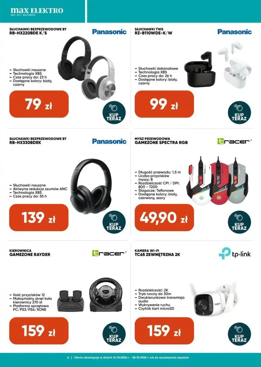 Gazetka Max Elektro, strona 6 z 19
