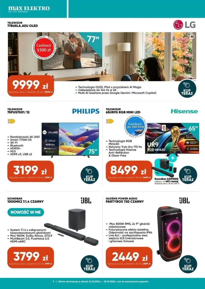 Gazetka Max Elektro, strona 9 z 19