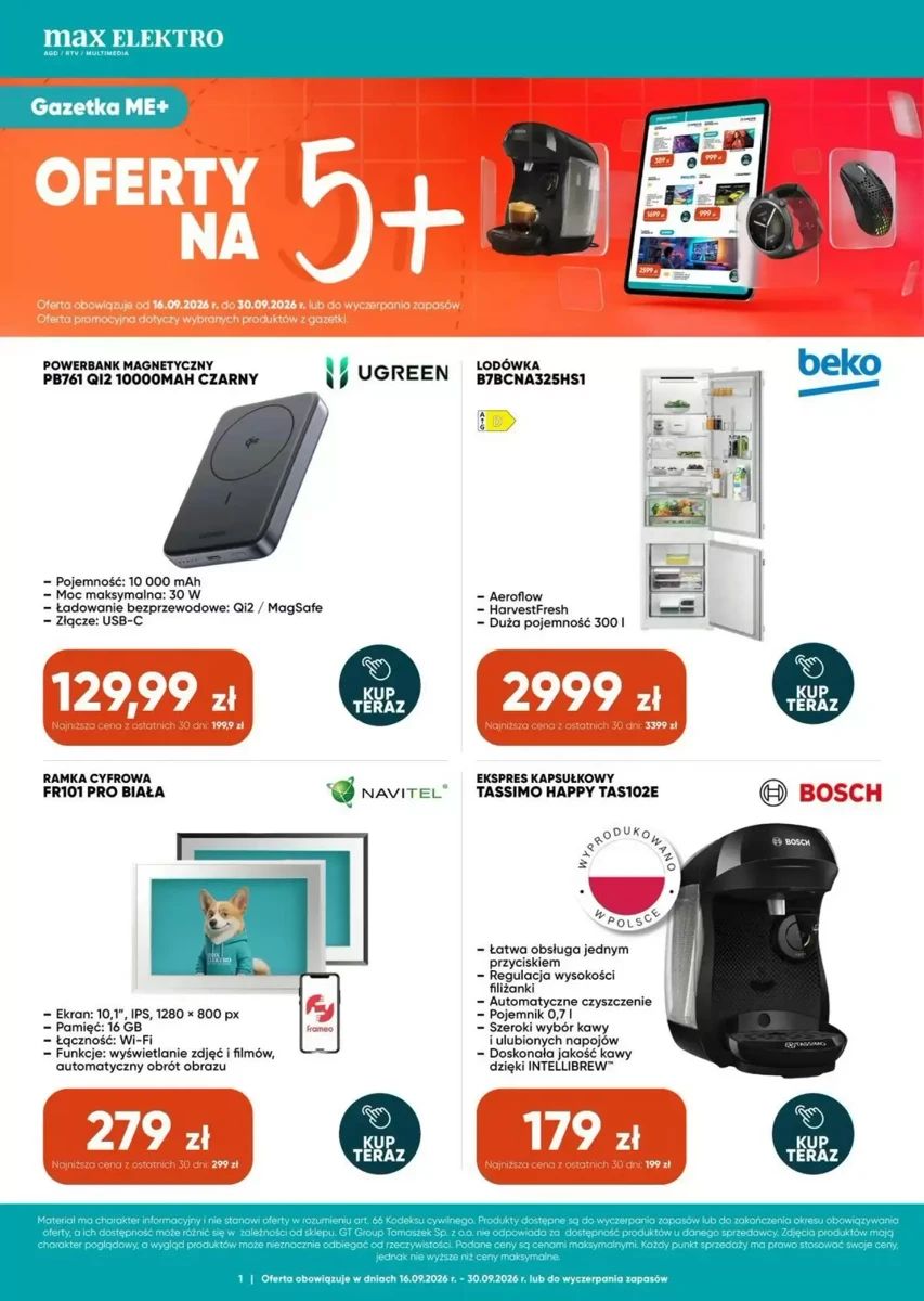 Gazetka Max Elektro, strona 1 z 17