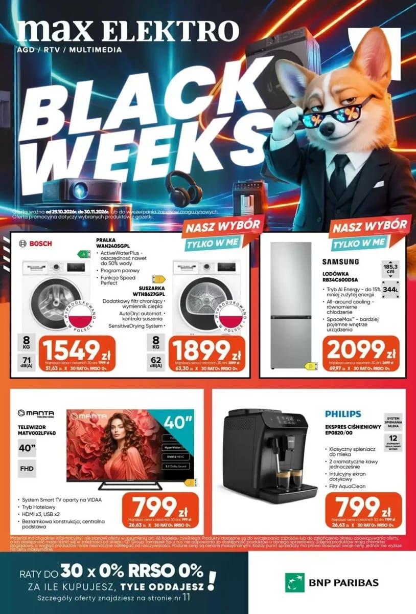 Gazetka Max Elektro, strona 1 z 12