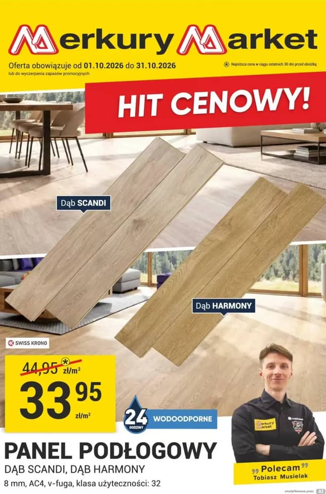 Okładka gazetki Merkury Market, ważna 1–31 październik 2026