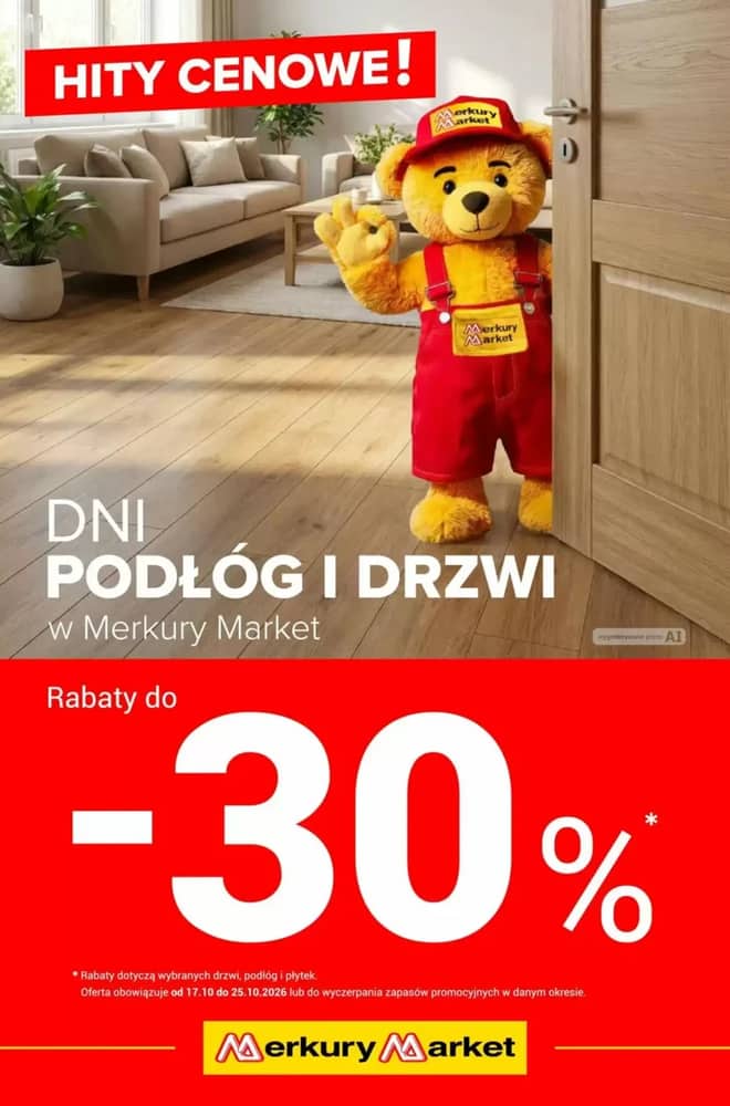 Okładka gazetki Merkury Market, ważna 17–25 październik 2026