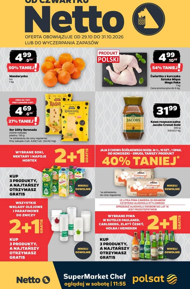 Okładka gazetki Netto, ważna 29–31 październik 2026