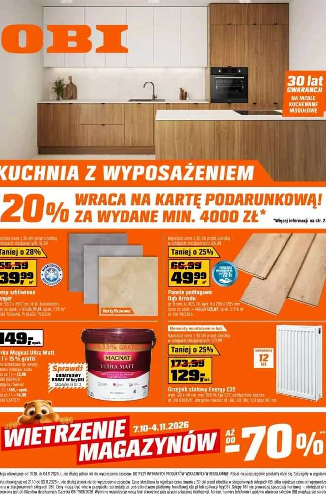 Okładka gazetki OBI, ważna 21 października 2026 – 9 listopada 2026