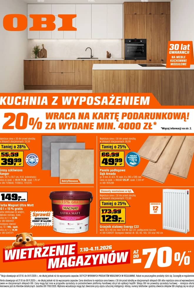 Okładka gazetki OBI, ważna 30 września 2026 – 20 października 2026