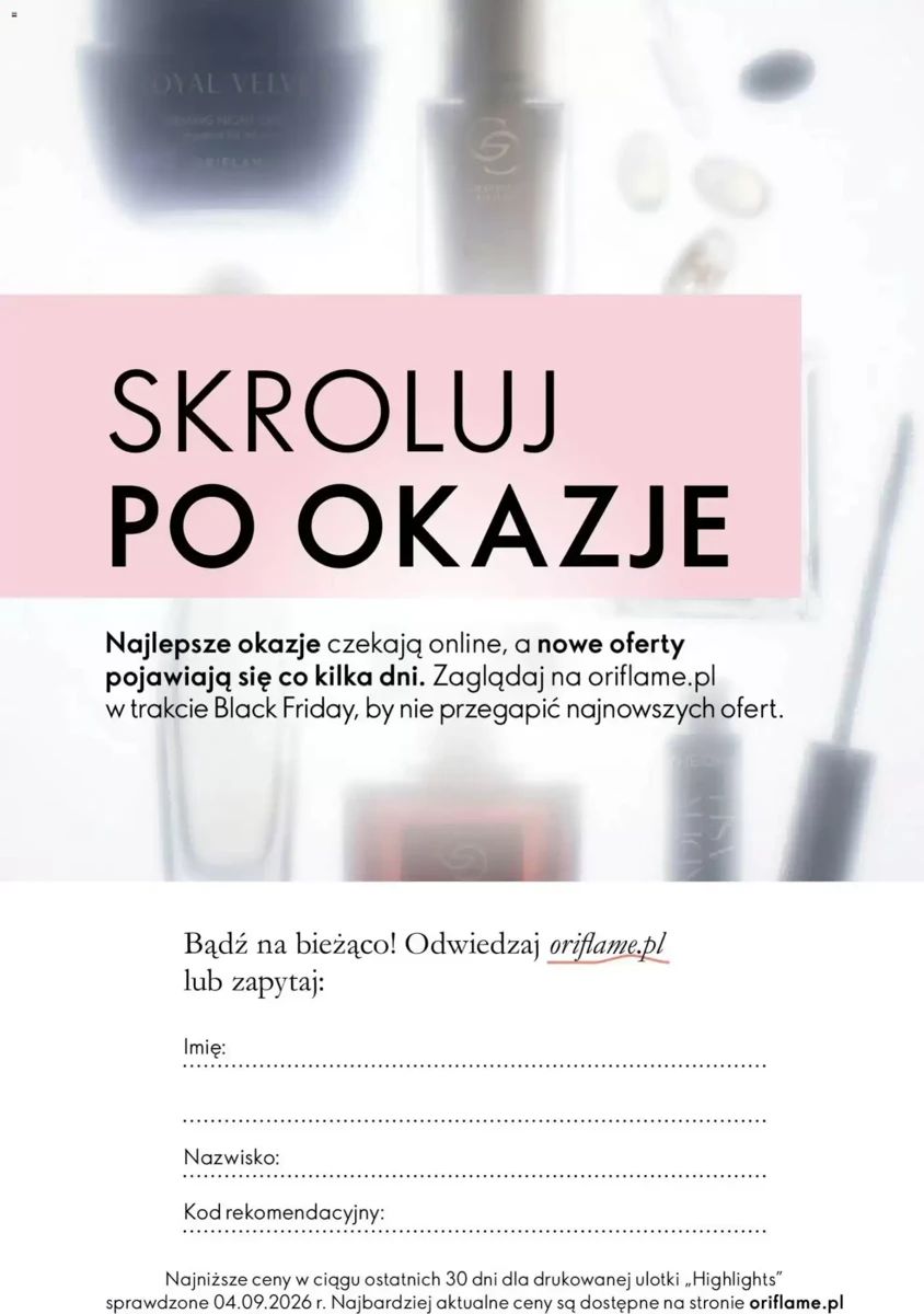 Gazetka Oriflame, strona 8 z 8