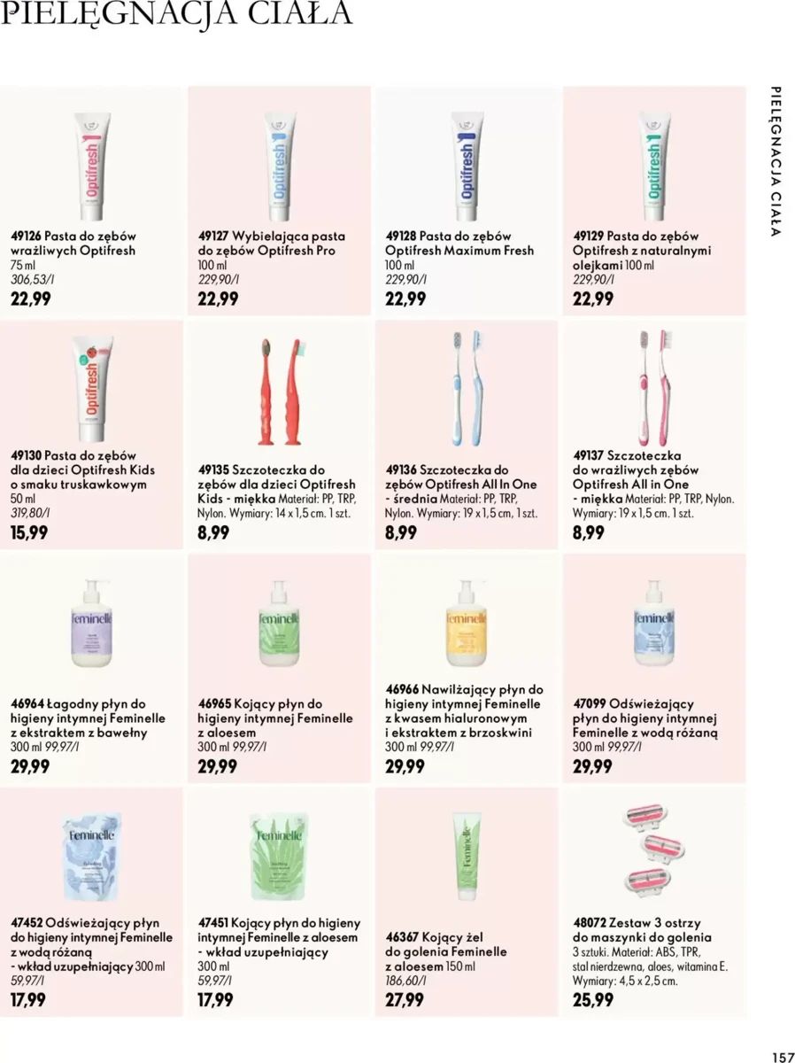 Gazetka Oriflame, strona 157 z 172