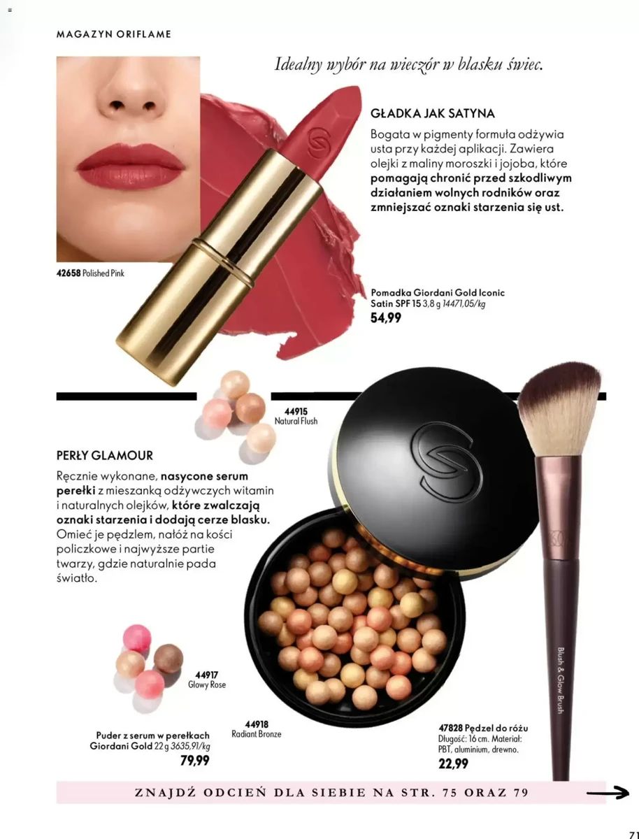 Gazetka Oriflame, strona 71 z 172