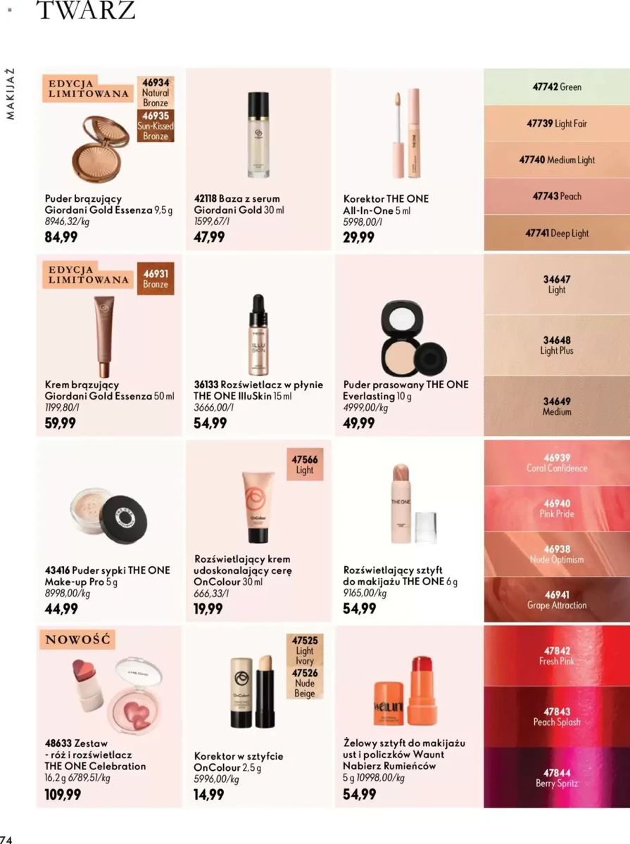 Gazetka Oriflame, strona 74 z 172