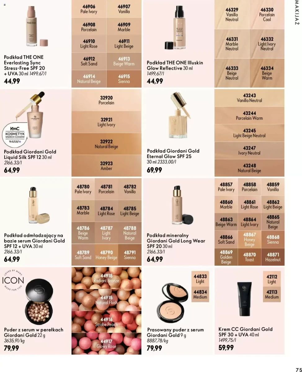 Gazetka Oriflame, strona 75 z 172