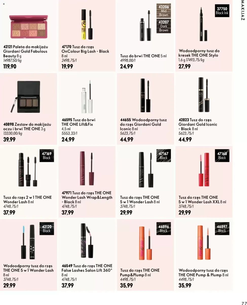 Gazetka Oriflame, strona 77 z 172