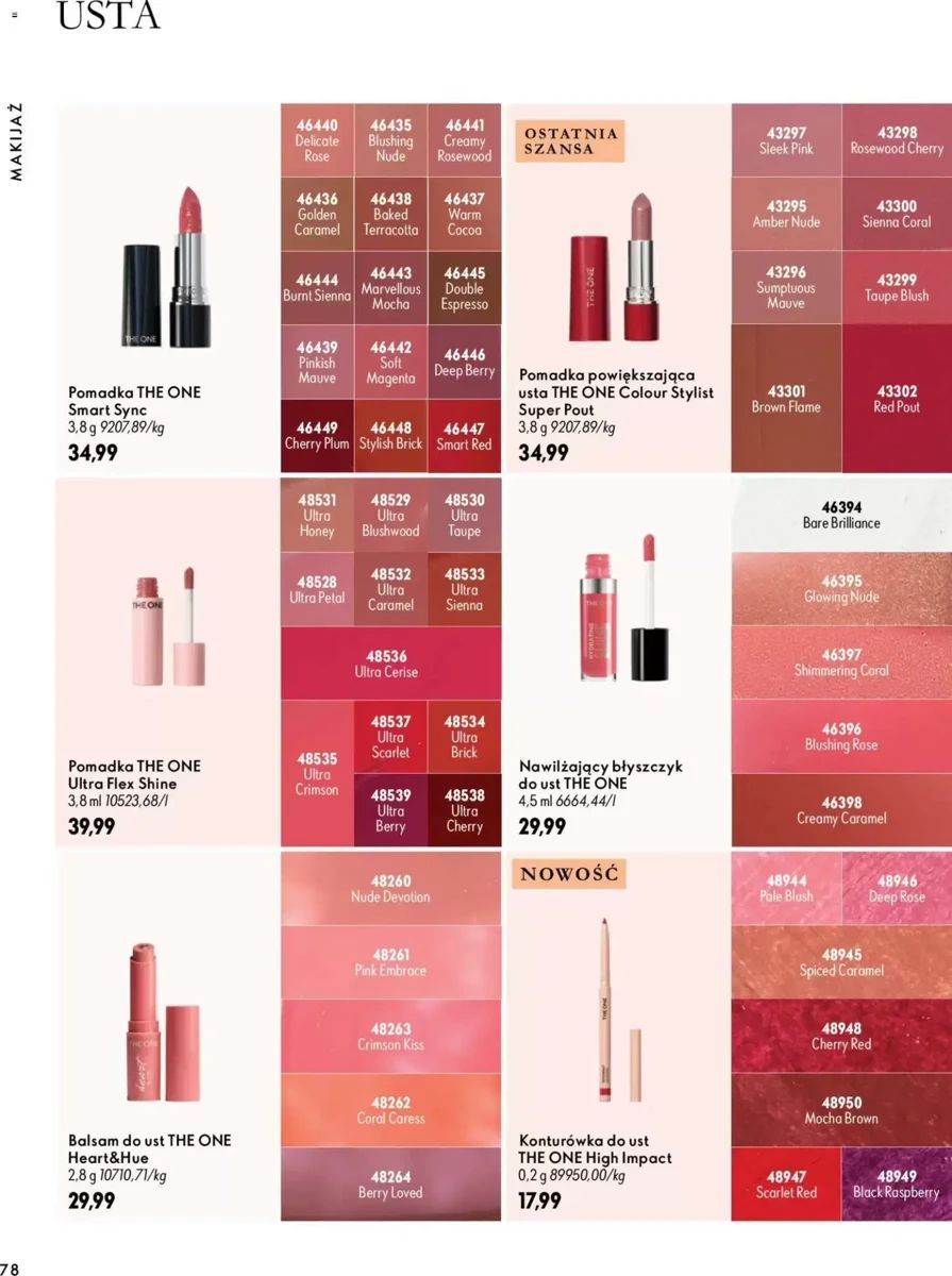 Gazetka Oriflame, strona 78 z 172