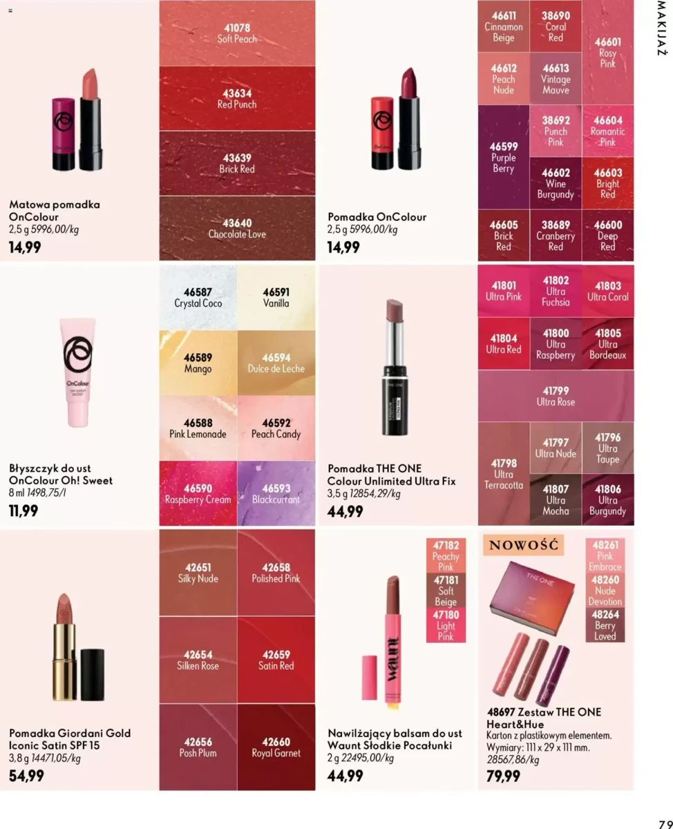 Gazetka Oriflame, strona 79 z 172