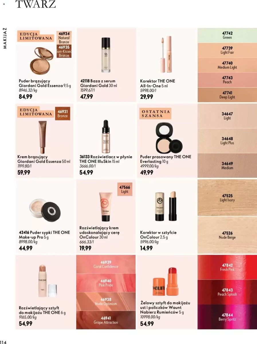 Gazetka Oriflame, strona 114 z 172