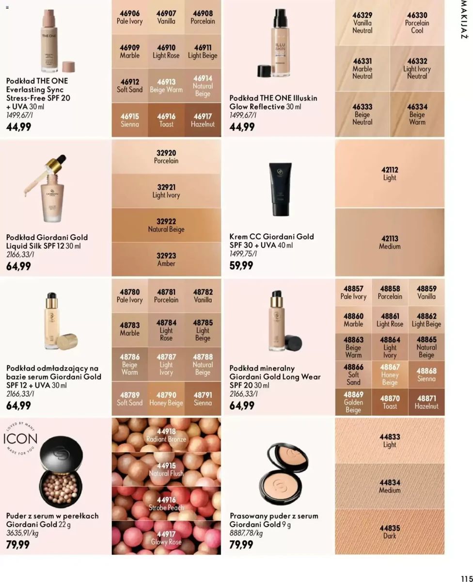 Gazetka Oriflame, strona 115 z 172