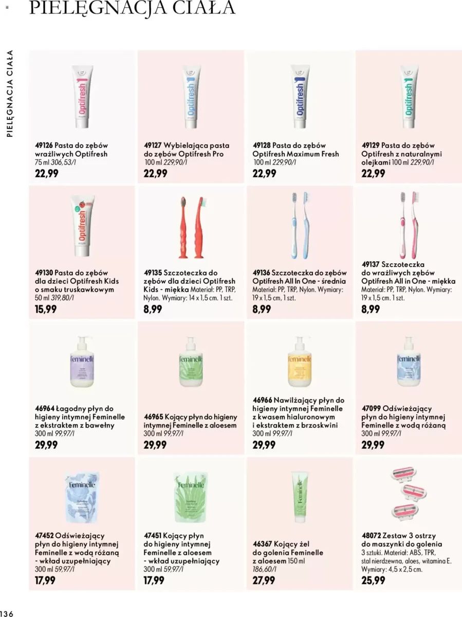 Gazetka Oriflame, strona 136 z 172