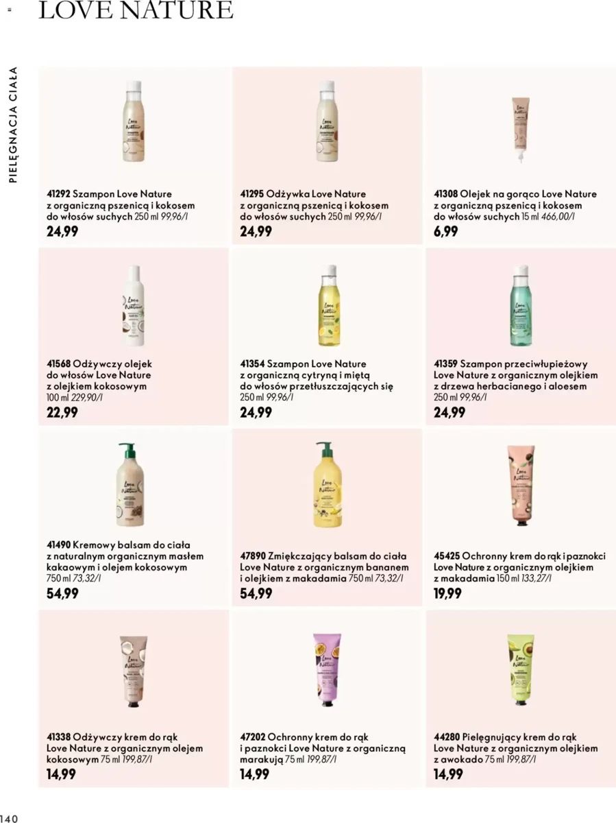 Gazetka Oriflame, strona 140 z 172