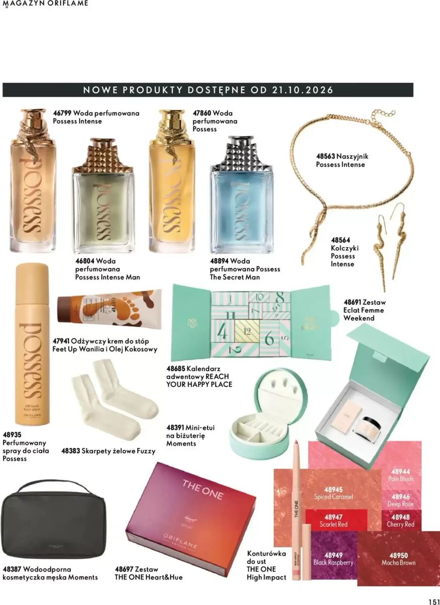 Gazetka Oriflame, strona 151 z 172