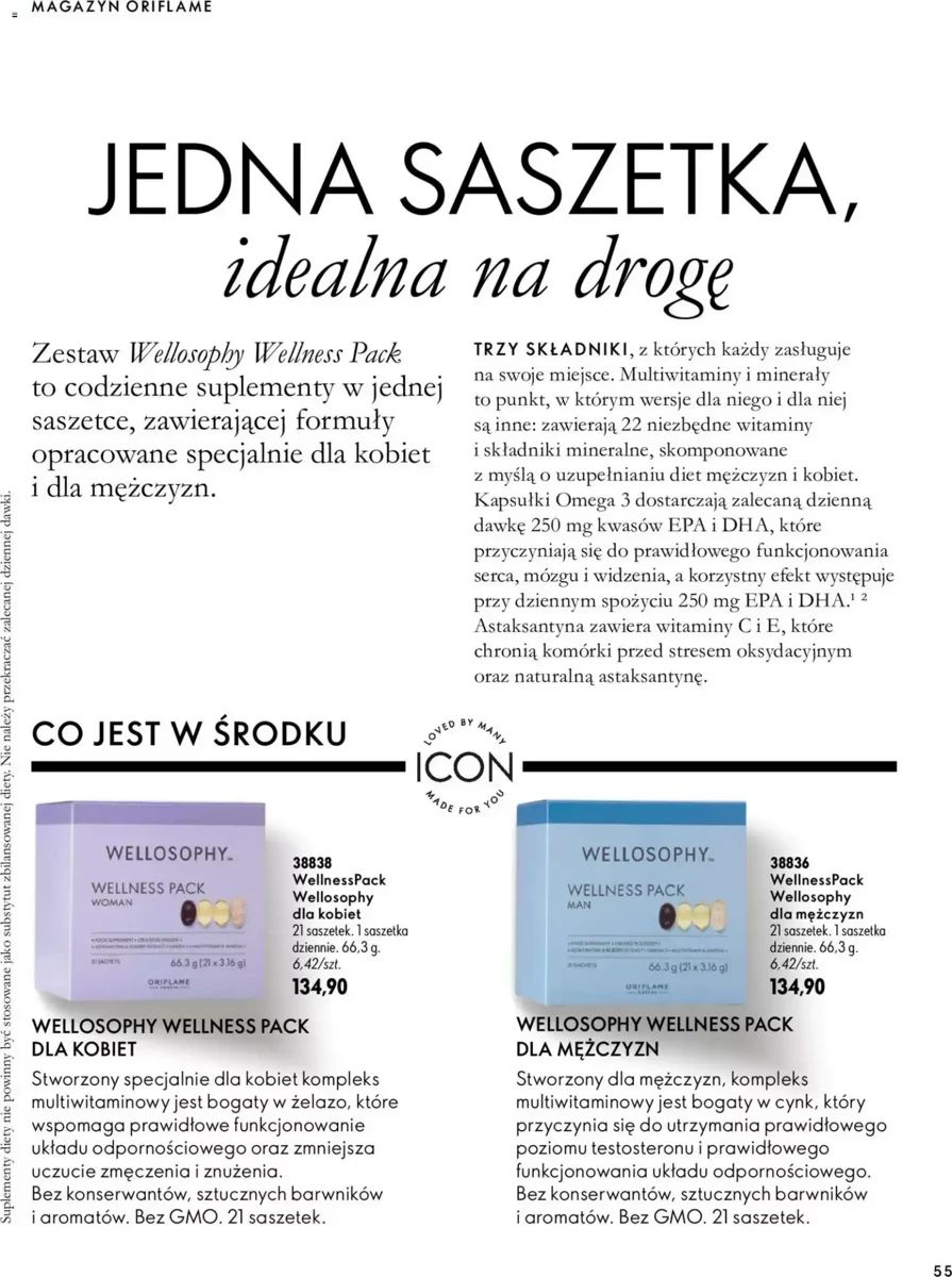 Gazetka Oriflame, strona 55 z 172