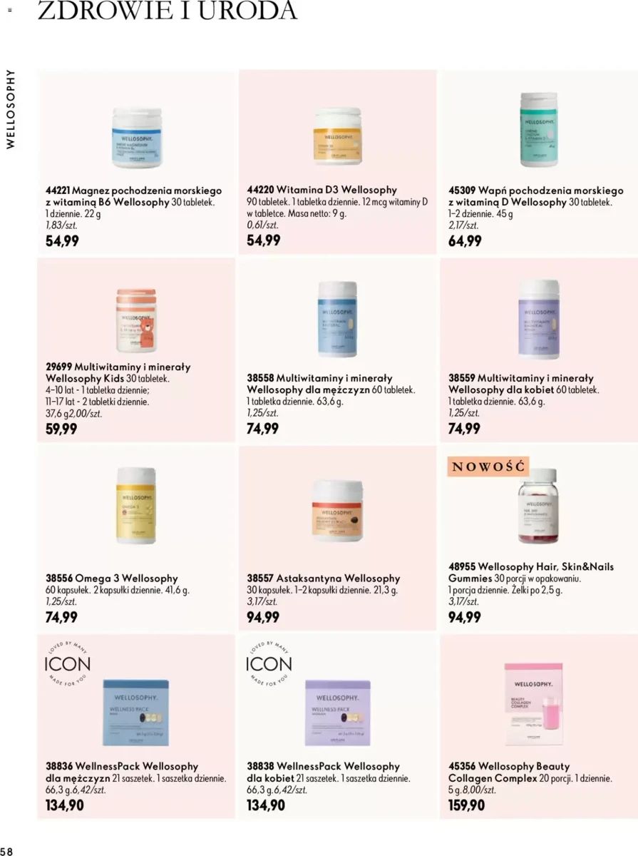 Gazetka Oriflame, strona 58 z 172
