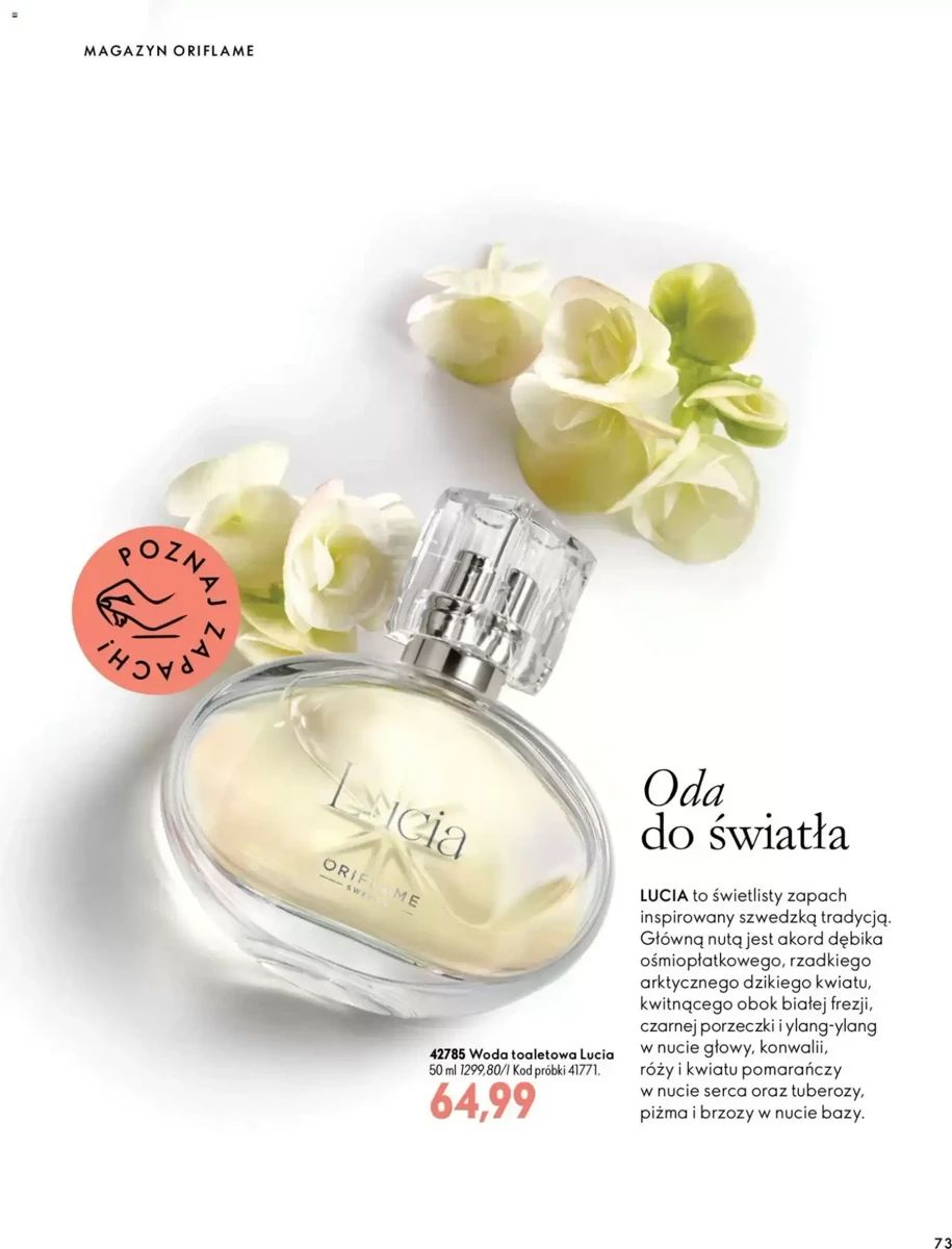 Gazetka Oriflame, strona 73 z 172